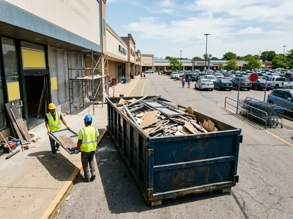 retail-store-renovation-debris-003 — frequently asked questions, Roll-off Dumpster Rentals in Worthington, MN